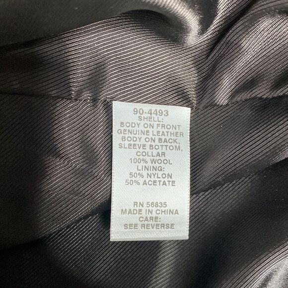 CABELA’S Men’s Suede Leather/ Wool Knit Full Zip Fully Lined Jacket Size XL - Picture 5 of 8